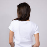 Thread & Supply Lexi Ribbed T-Shirt for Women in White