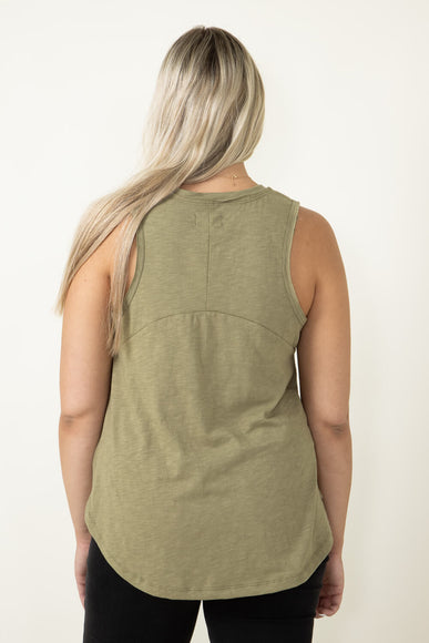 Thread & Supply Manning Tank Top for Women in Olive Green