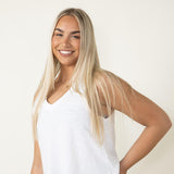 Thread & Supply Manning Tank Top for Women in White