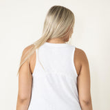 Thread & Supply Manning Tank Top for Women in White