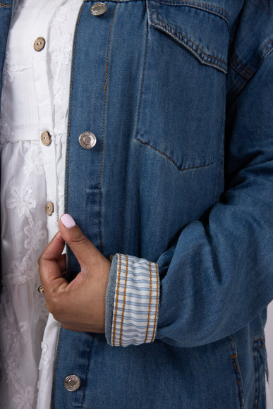 Thread & Supply Miriam Denim Jacket for Women in Medium Wash