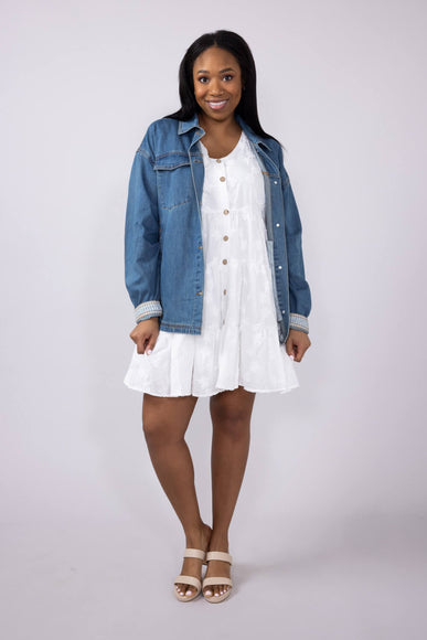 Thread & Supply Miriam Denim Jacket for Women in Medium Wash