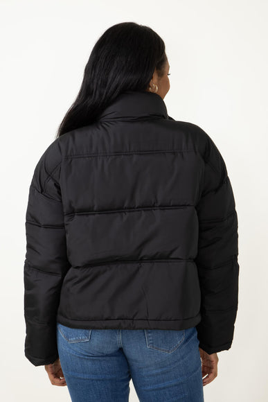 Thread & Supply Lean On Me Puffer Coat in Black