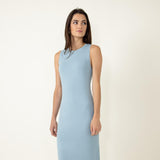 Thread & Supply Ribbed Dress for Women in Blue Teal 