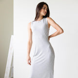 Thread & Supply Ribbed Dress for Women in Grey