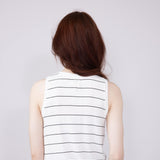 Thread & Supply Sinclair Striped Tank Top for Women in White/Black