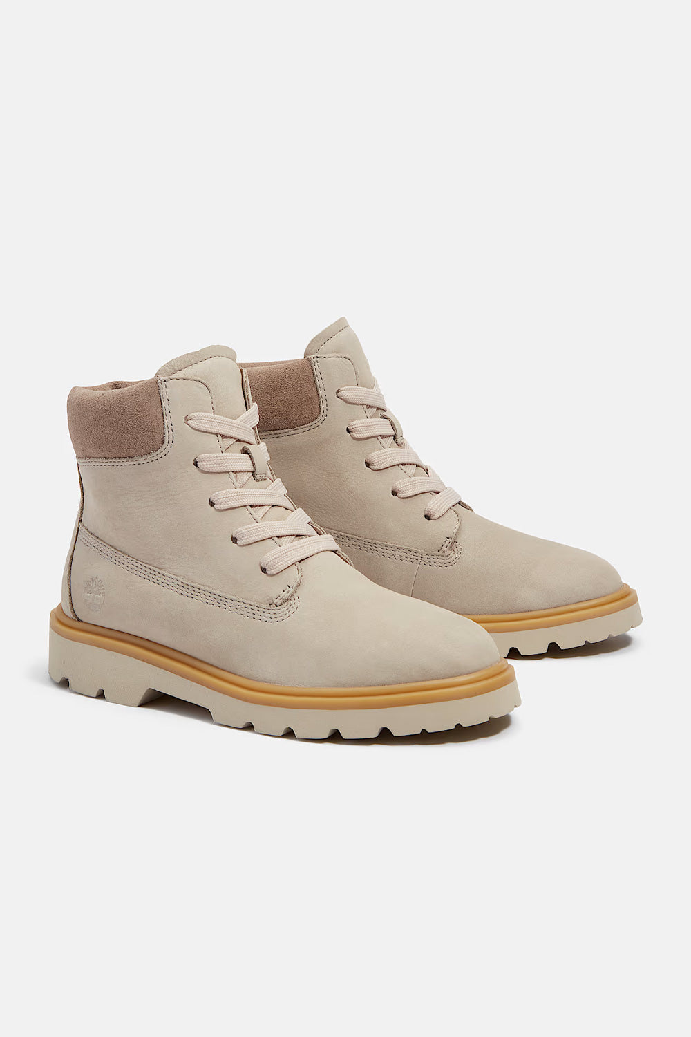 Timberland Rowan Way Laced Boot for Women in Light Taupe Nubuck