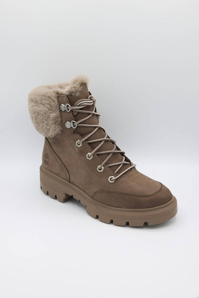 Timberland Cortina Valley Lace Booties for Women in Taupe
