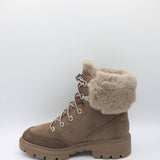 Timberland Cortina Valley Lace Booties for Women in Taupe