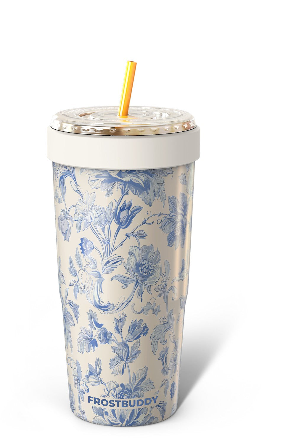 Frost Buddy To-Go Buddy Cup Insulator in Blue Floral | TOGO30-BLUEFLORAL