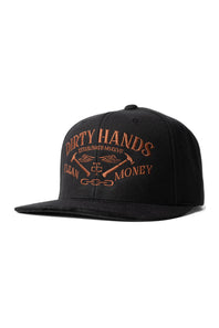 Troll Co. Catena Snapback Hat for Men in Black