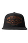 Troll Co. Catena Snapback Hat for Men in Black