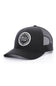 Troll Co. DCHM Curved Brim Trucker Hat for Men in Black