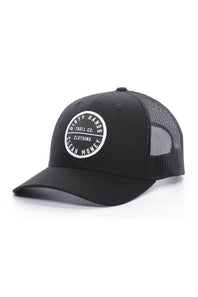 Troll Co. DCHM Curved Brim Trucker Hat for Men in Black