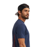 Troll Co Dirty Hands Clean Money Flagship T-Shirt for Men in Navy