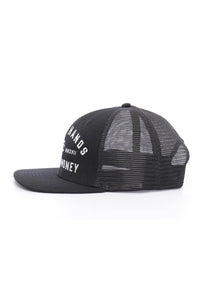 Troll Co. DCHM Meshback Trucker Hat for Men in Black