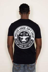 Troll Co. Skilled Labor T-Shirt for Men in Black