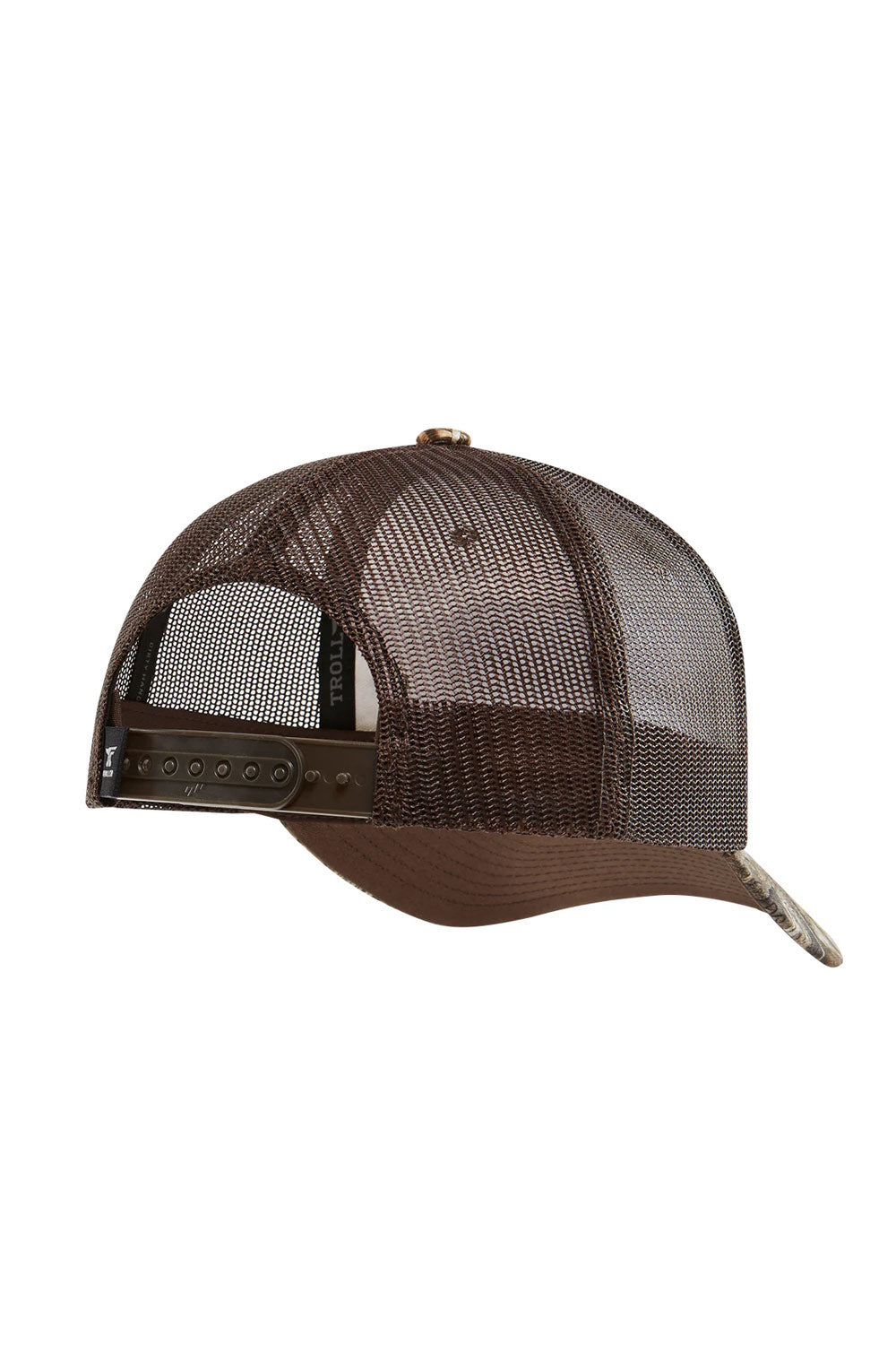 Troll Co. Barricade Curved Brim Trucker Hat for Men in Camo