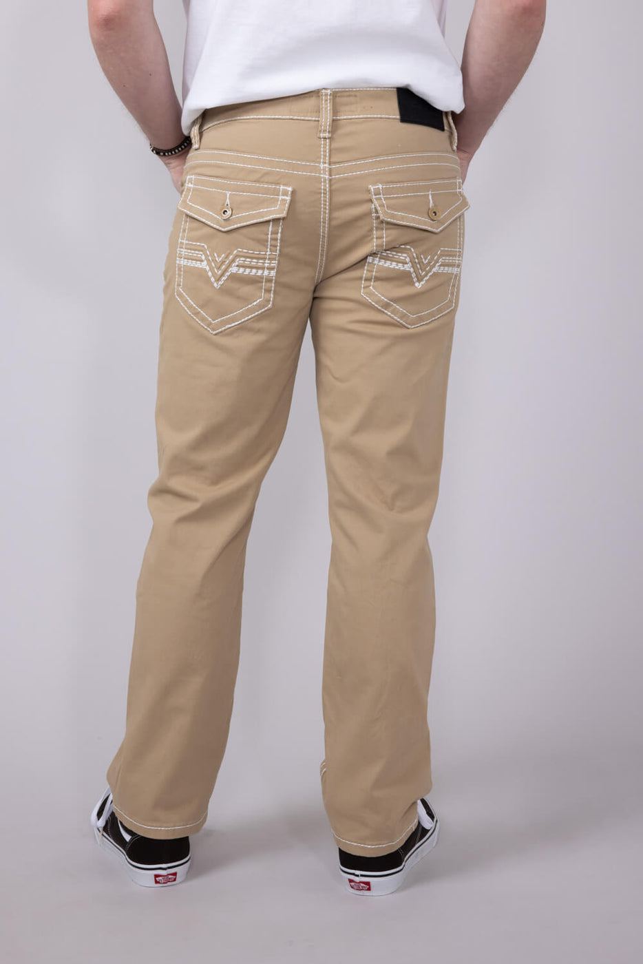 [LUV IS TRUE]★CH TUCK BOOTSCUT PANTS True Luck Blake Bootcut Jeans for Men in Khaki | TL16350002