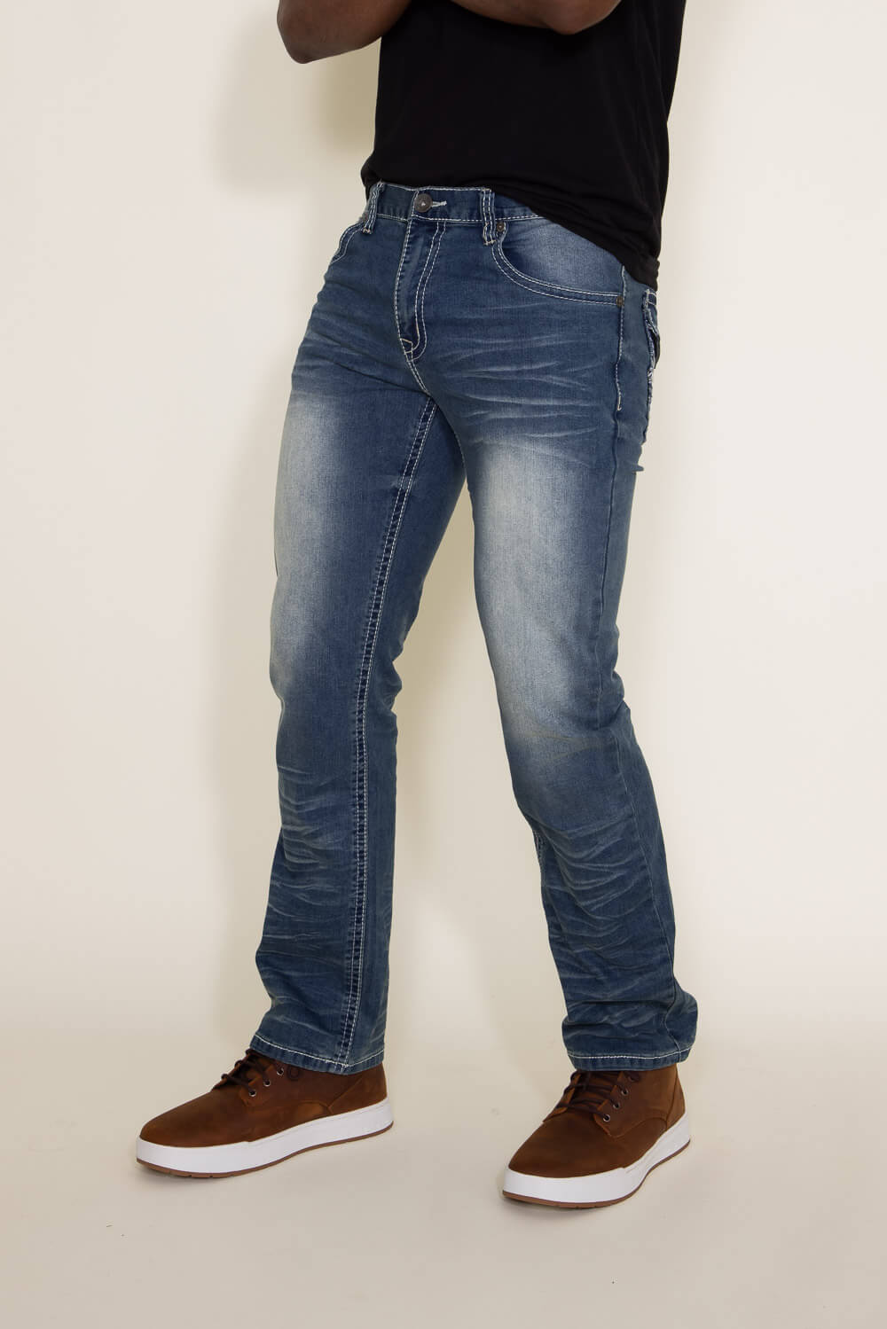 True Luck Alfred Bootcut Jeans for Men | TL19350502 – Glik's