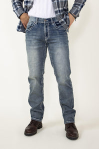 True Luck David Straight Jeans for Men