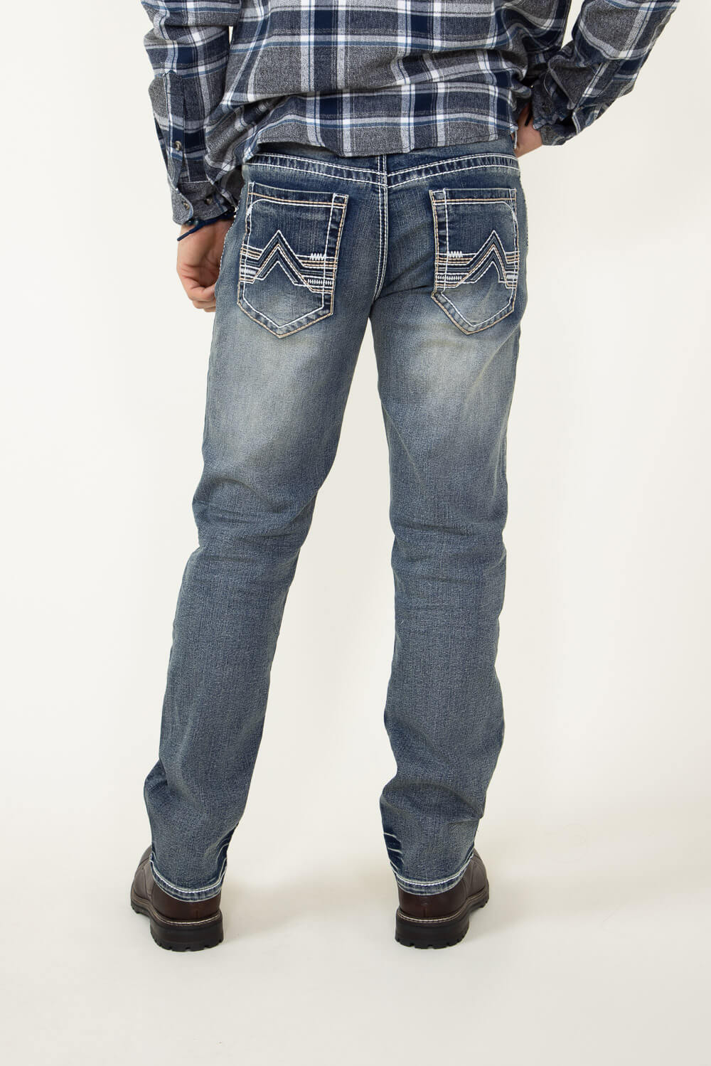 True Luck David Straight Jeans for Men