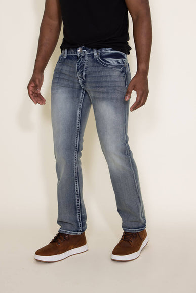 True Luck Dominic Bootcut Stretch Jeans for Men