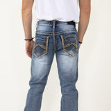 True Luck Hiroki Straight Jeans for Men