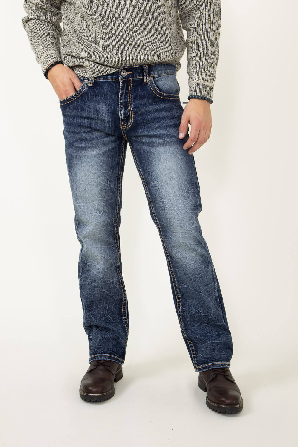 True Luck Jayden Bootcut Jeans for Men