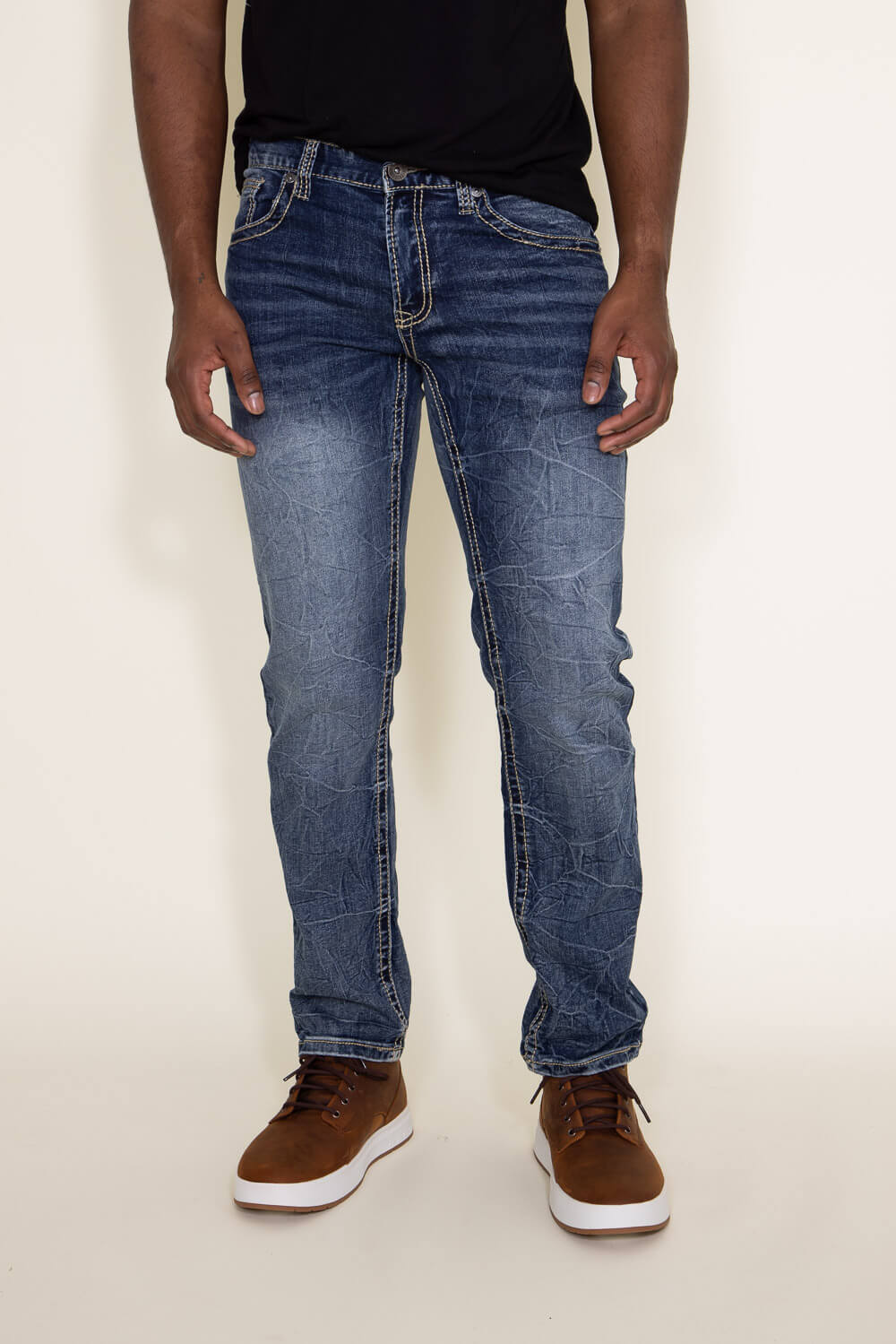 True Luck Jefferson Straight Jeans for Men | TL18350006 – Glik's