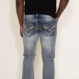 True Luck Kirk Bootcut Stretch Jeans for Men