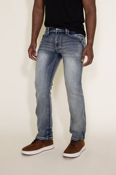 True Luck Kirk Bootcut Stretch Jeans for Men