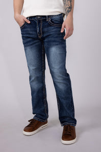 True Luck Mason Bootcut Stretch Jeans for Men