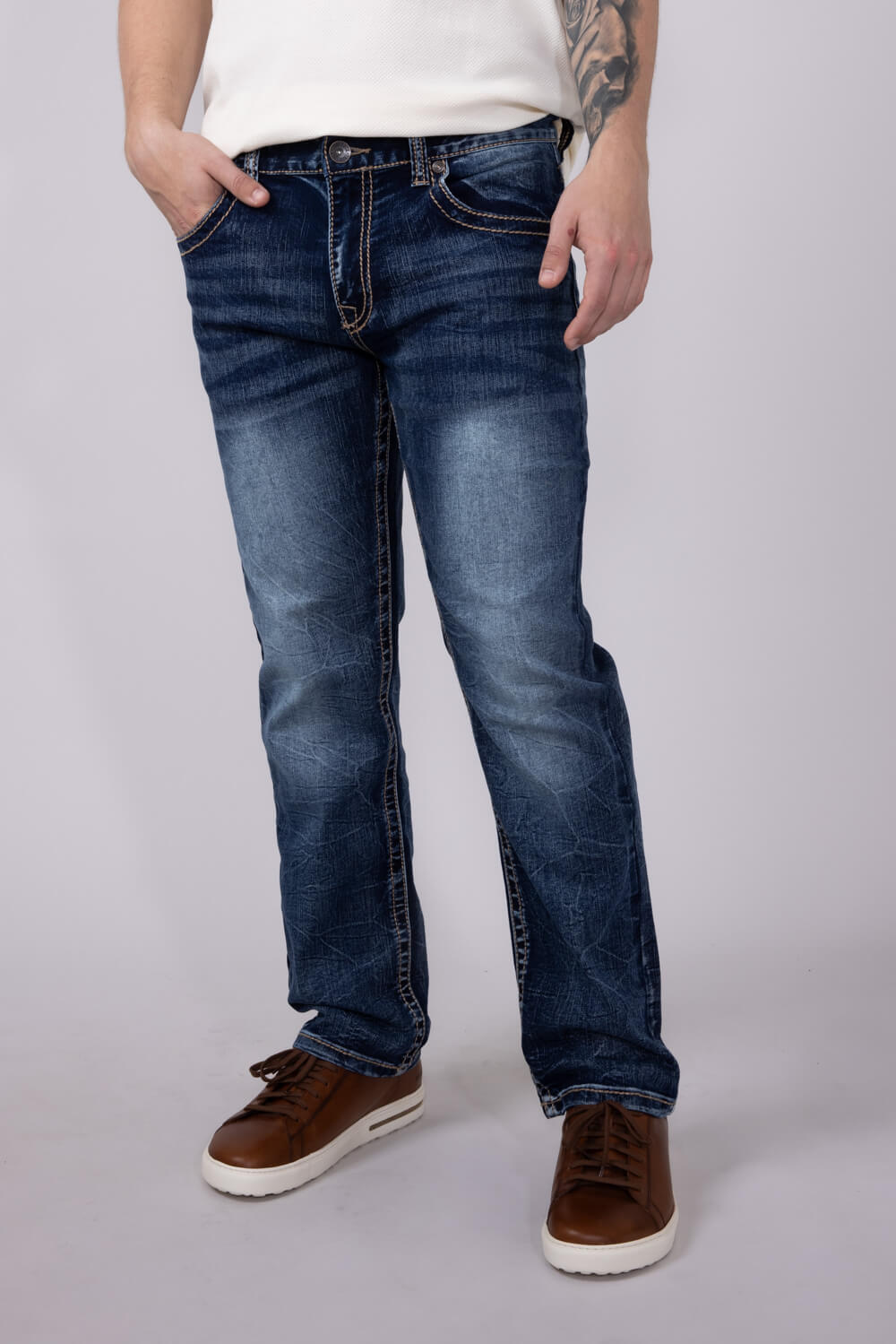True Luck Mason Bootcut Stretch Jeans for Men