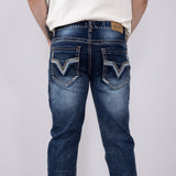 True Luck Mason Bootcut Stretch Jeans for Men