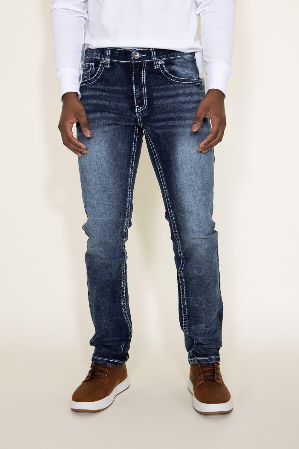 True Luck Baker Straight Jeans for Men | TL19350401 – Glik's