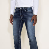 True Luck Baker Straight Jeans for Men | TL19350401 – Glik's