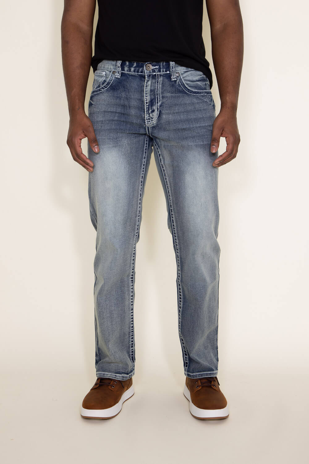 True Luck Peter Bootcut Jeans for Men | TL19356901 – Glik's