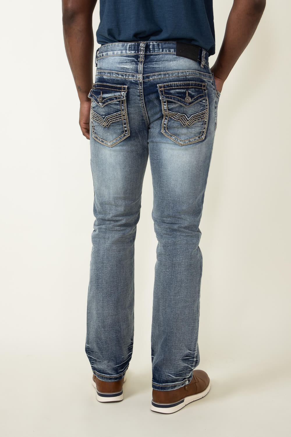 True Luck Wolf Bootcut Jean for Men | TL22031410 – Glik's
