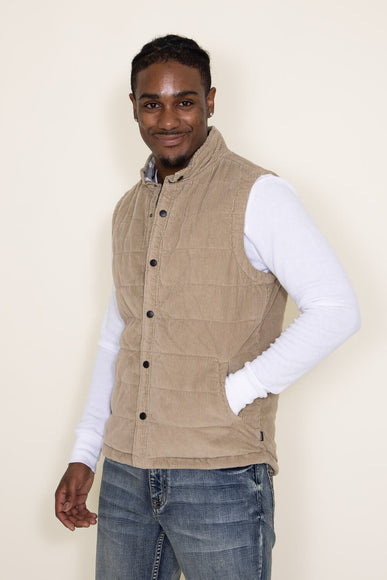 Union Canyon Corduroy Vest for Men in Brown