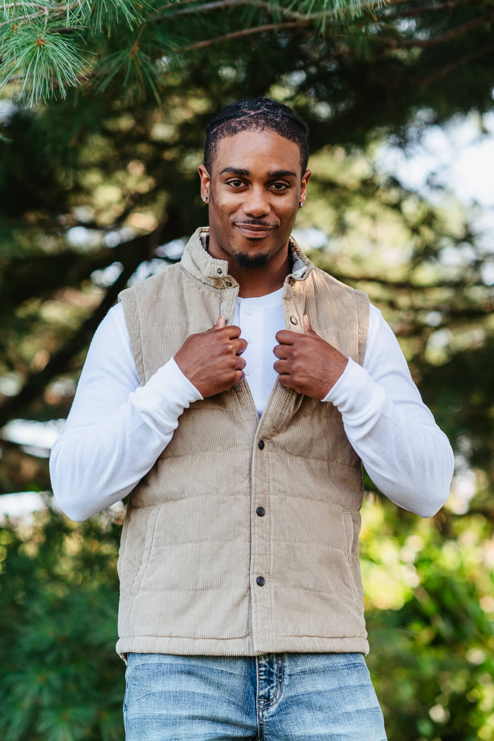 Union Canyon Corduroy Vest for Men in Brown