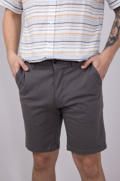 Union Comfort Chino 9” Shorts for Men in Grey