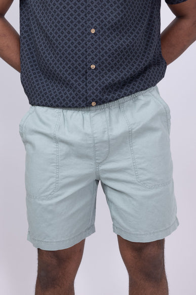 Union Cubano Pull On 7” Shorts for Men in Sage