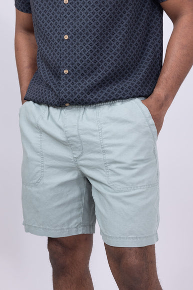 Union Cubano Pull On 7” Shorts for Men in Sage