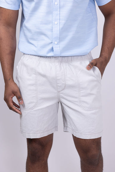 Union Cubano Pull On 7” Shorts for Men in Grey