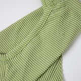 Urban Ribbed Knit Bodysuit for Women in Sage