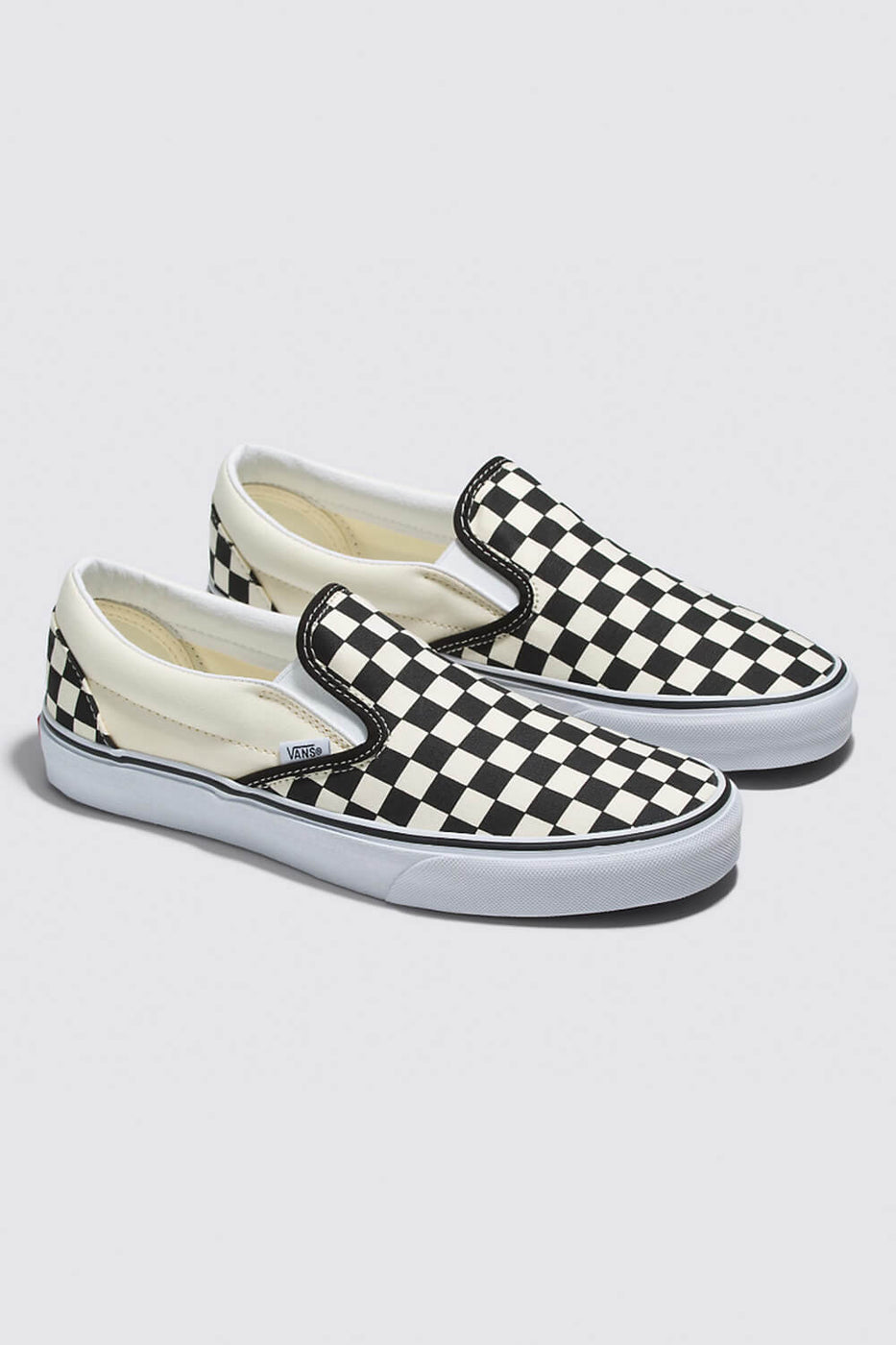 Vans Classic Slip On Checkboard Shoes for Women in Black VN000EYEBWW Glik s