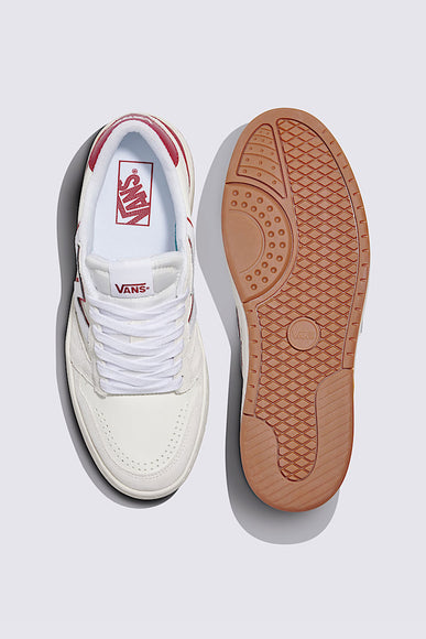 Vans Lowland 2.0 Sneakers in Red & White