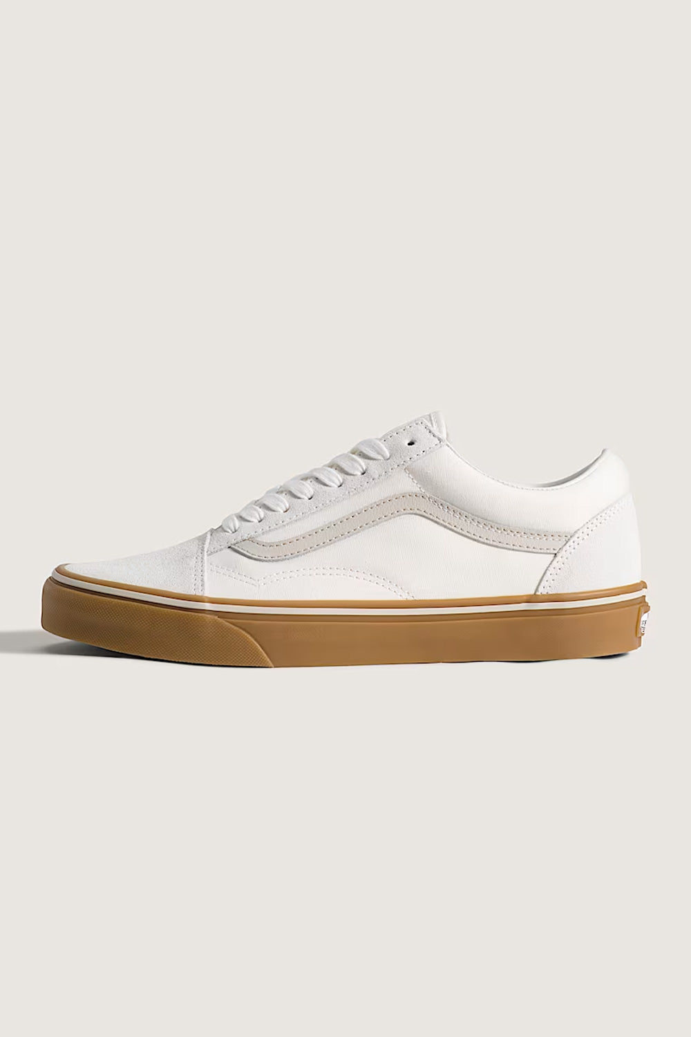 Vans Old Skool Gum Sneakers for Men in White | VN000D7Z9DH – Glik's