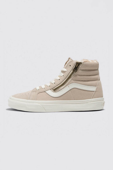 Vans Sk8-Hi Reissue Side Zip Cozy Hug Sneakers for Women in Brown